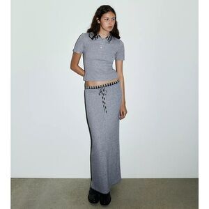 NWT Zara Gray Women's Skirt